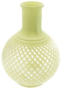Zelená váza s patinou Agness - Ø 13 * 18 cm