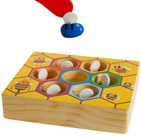 KIK Montessori včely voštiny vzdelávacia hra