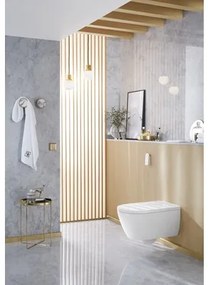 WC so sprchou set Villeroy & Boch ViClean-I 100 otvorený splachovací kruh vr. WC dosky V0E100R1