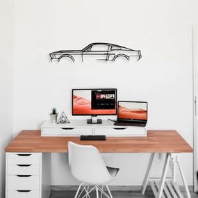 Nástenná dekorácia 70x15 cm auto kov