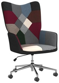 vidaXL Relaxačné kreslo patchwork látkové