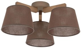 Brilagi - Prisadený luster LATTE SABIA 3xE27/15W/230V borovica/hnedá