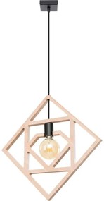 Sollux SL.1757 - Luster na lanku CARO 1xE27/15W/230V buk