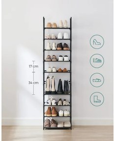 Botník ALVORO čierny