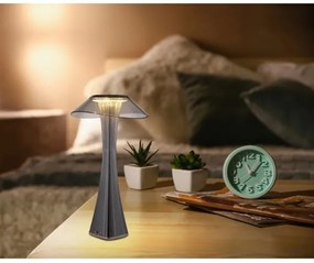 Globo 21025S-LED Stm. nab. stol. lampa AMBRA LED/2,5W/3,7V 2700K/4500K/6500K če