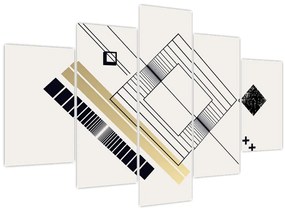 Obraz - Geometrické tvary N⁰6 (150x105 cm)
