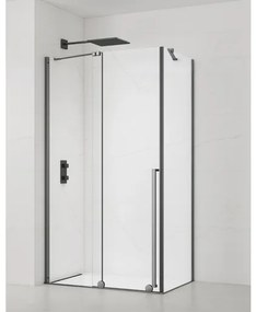 Sprchový kút obdélník 110x80 cm SAT Xmotion PVD Gun metal SATBWIXM110S80GM, 1 ks