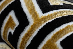 Dywany Łuszczów Kusový koberec Gloss 6776 86 greek black/gold - 180x270 cm