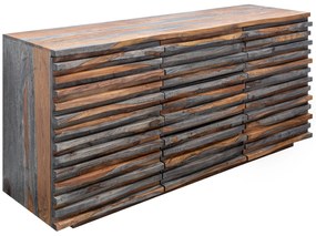 Komoda Reliéf 160cm Sheesham dym