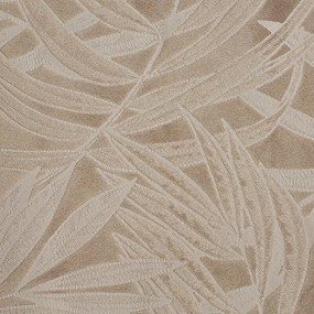 Dekorstudio Zamatový záves VERA na dekoračných kolieskach v tmavobéžovej farbe 140 x 250 cm