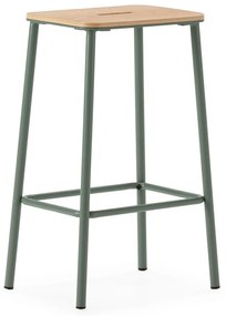 Zelené barové stoličky v súprave 2 ks (výška sedadla 65 cm) Abba – Marckeric