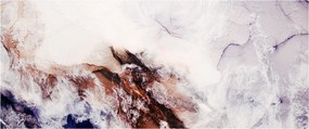 Obraz - Fialový mramor N⁰1 (120x50 cm)