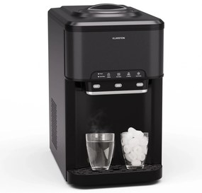 Klarstein Aqueous výrobník ľadu 3 v 1: kocky ľadu, dávkovač vody: horúca a studená, 20 kg/24h