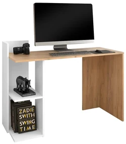 PC stolík Alamein (dub artisan + biela) . Vlastná spoľahlivá doprava až k Vám domov. 1116230