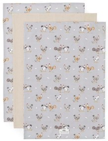 Bavlnené utierky v súprave 3 ks 45x65 cm Hen House – Cooksmart ®