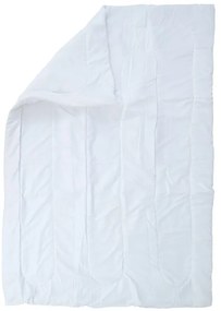 Letný paplón prešívaný 140x200 cm s vankúšom 70x90 cm ECONOMY PEACH, biely