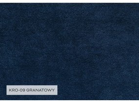 Tmavomodrá zamatová rozkladacia rohová pohovka (pravý roh) Lofty Lilly – Miuform
