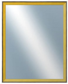 DANTIK - Zrkadlo v rámu, rozmer s rámom 40x50 cm z lišty Inclinata colori žltá (3137)