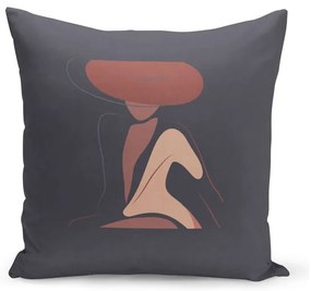 Vankúš s výplňou Kate Louise Siluette Fiona, 43 x 43 cm