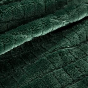 Eurofirany Hebká zelená deka CINDY2 s 3D efektom 200x220 cm
