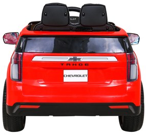 RAMIZ Elektrické autíčko - Elektrické autíčko - Chevrolet Tahoe - červené - 2 x 35W - batéria 12V/7Ah -2023