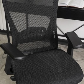 Kancelárske kreslo ergonomické otočné OHIO čierne