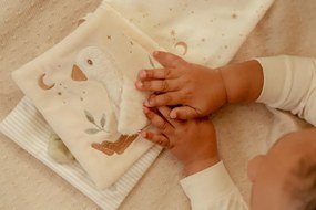 Textilní knížka s aktivitami Newborn Naturals