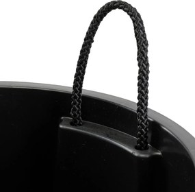 PLASTOVÝ KVETINÁČ URBANIKA ECO 57X29,5 CM ANTRACITOVÁ