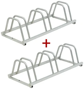 Stojan na bicykle, 1+1 ZDARMA, 3 státí, na kotvenie