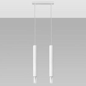 Sollux SL.0958 - Luster na lanku VIZIER 2xG9/40W/230V biela