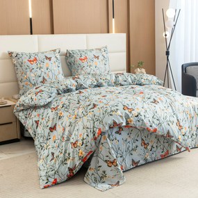 Obliečky z mikrovlákna MONARCH WINGS svetlomodré Rozmer obliečky: 2 ks 70 x 90 cm | 200 x 220 cm