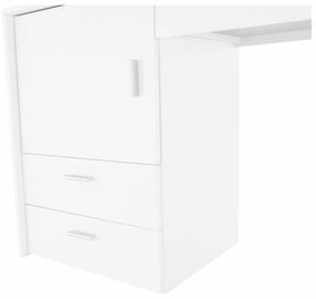 Viacúčelový stôl pre krajčírky Tailor - biela