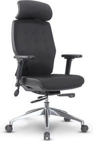 Ergonomická kancelárska stolička MOSH Elite H – čierna
