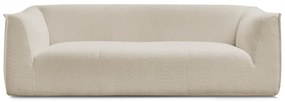 Béžová pohovka z textílie buklé 242 cm Giorgia – Bobochic Paris