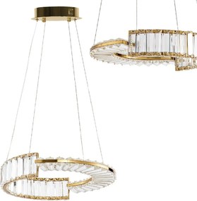 Toolight Toolight, LED stropné svietidlo APP1526-CP40, zlatá, OSW-06975