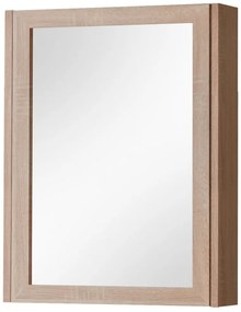 Comad Kúpeľňová skrinka so zrkadlom Piano 840 1D dub sonoma