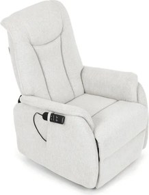 Polohovacie kreslo béžové, elektrické TV-L8963 CRM2