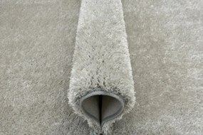 Koberec Shaggy Silky 72 strieborný / sivý