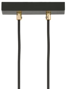 Luster na lanku GLAM 1xE14/10W/230V čierna