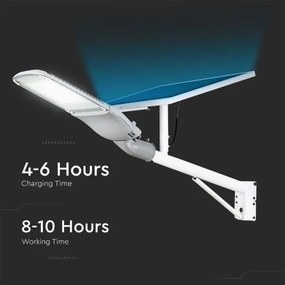 LED Solárna pouličná lampa SAMSUNG CHIP LED/50W/6,4V IP65 4000K + DO