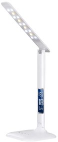 Stolná LED lampička stmievacia s displejom 6 W, biela