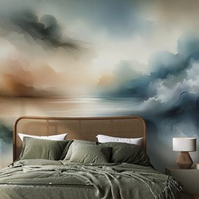 Fototapeta abstraktná akvarelová krajina