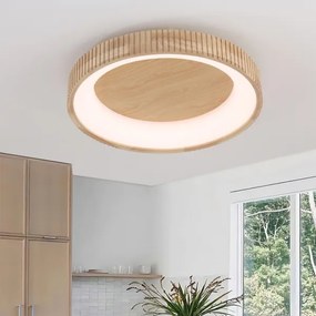 Brilagi - LED stropné svietidlo FALCON WOOD MODERN LED/40W/230V pr. 60 cm, drevené