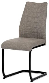 Autronic BONTEC Jedálenská stolička, hnedá, látka, DCL-438 BR2 Farba: Šedá