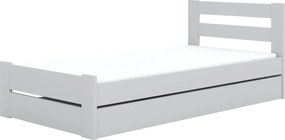 Detská posteľ EMILEK so šuplíkom - 180x90 cm - biela