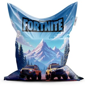 Sablio Sedací vak FORTNITE Off-road autá - 150x100 cm