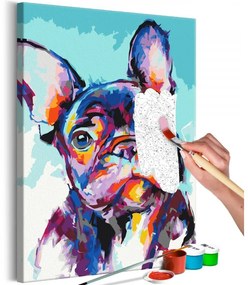 Obraz - maľovaný podľa čísel Bulldog Portrait