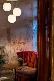 Toolight Toolight, stropné svietidlo 3xE27, APP1817-3CPR, zlatá, OSW-00667