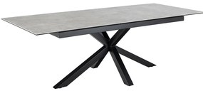 Jídelní rozkládací stůl Heaven 200/240 cm šedý/černý