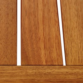 Sconto Záhradná rohová pohovka CAPE akácia/béžová